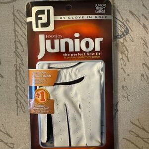 Foot joy junior large golf glove right hand only
